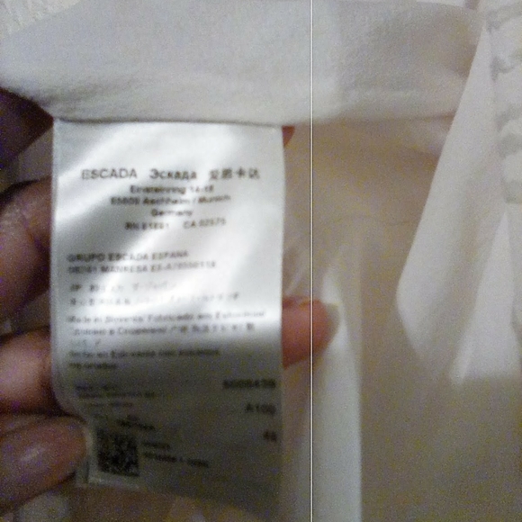 Women's Escada Textured Blazer Cream - Picture 7 of 10